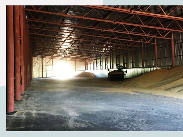 Строительство зернохранилищ в Черкесске