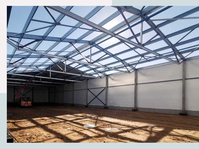 Строительство сенохранилищ в Черкесске