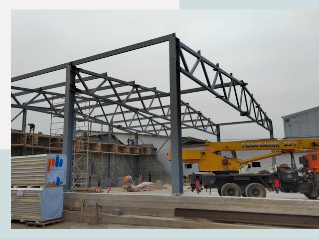 Строительство цехов в Черкесске