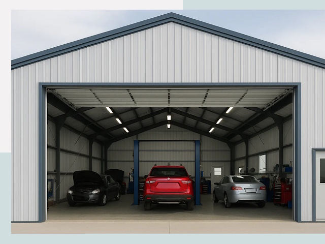 Ангары из сэндвич панелей от 612 руб. в Черкесск