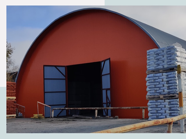 Полукруглые ангары по цене от 612 руб. в Черкесск