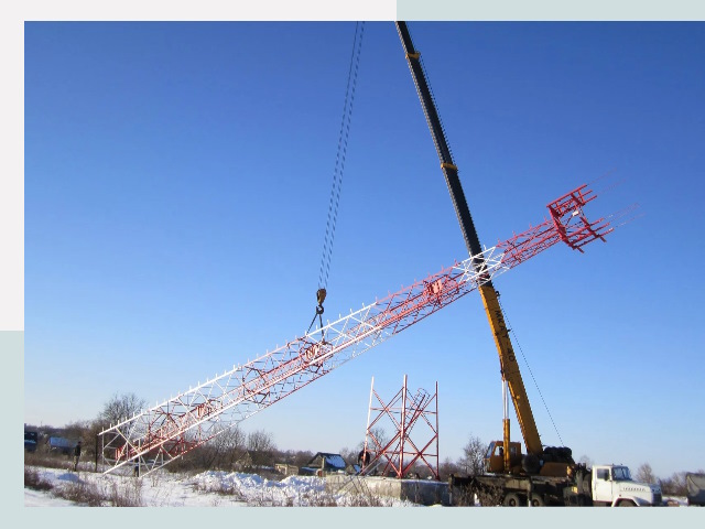 Строительство башен связи в Черкесске от 612 руб.