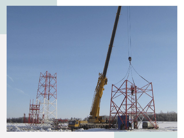 Монтаж вышек связи в Черкесске