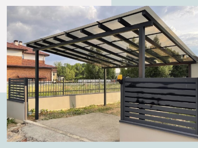 Металлические навесы в Черкесск от 612 руб. за м²