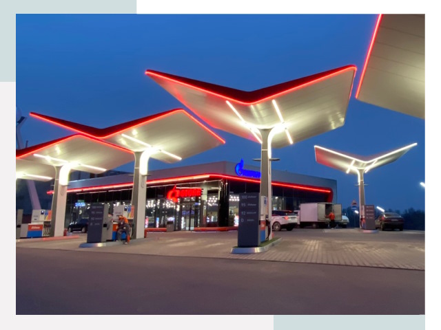 Навесы для АЗС в Черкесске