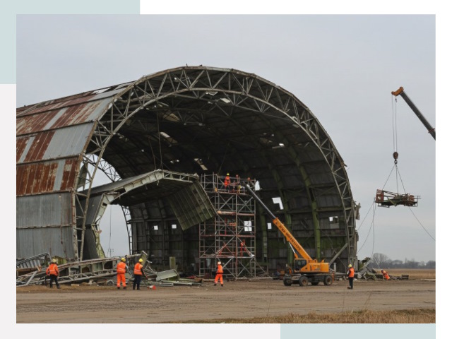 Демонтаж ангаров в Черкесске